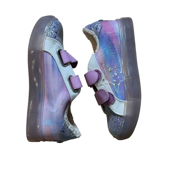 Steve Madden Toddler Girls Trezume Strap Sneakers Girls Size 10 Lilac Multi NIB! - Picture 6 of 9